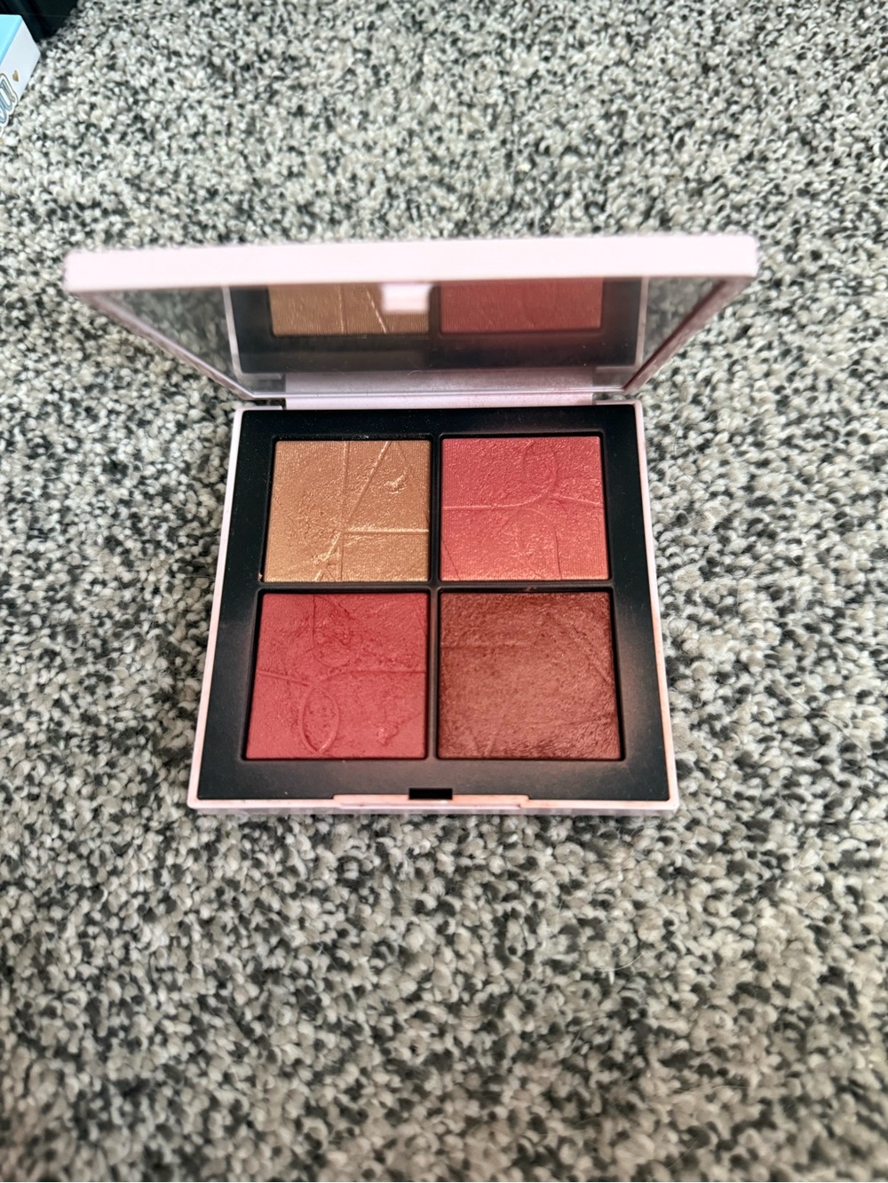 NARS Quad Blush Palette — Rose, Coral, Gold, Brick